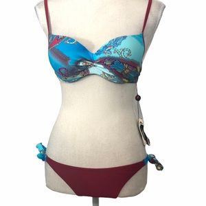 NWT Push Up Bathing Swimsuit size 38